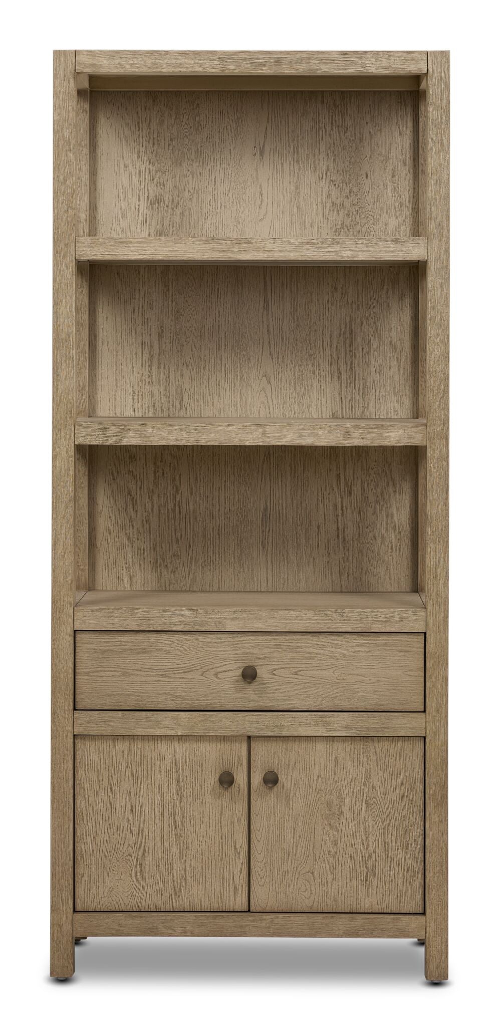 Joliette 3-Piece Entertainment Wall Unit - Light Tan
