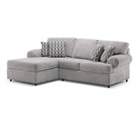 Jupiter 2-Piece Sectional with Left-Facing Chaise - Ash Grey