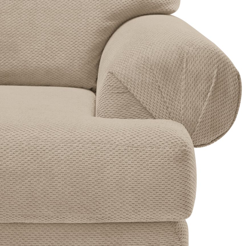 Jupiter 2-Piece Sectional with Right-Facing Chaise - Flax