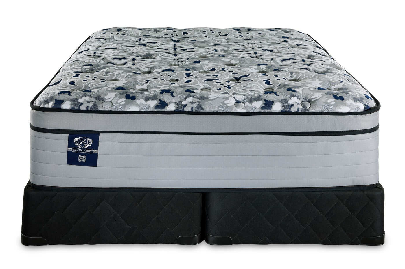 Sealy Posturepedic® Palatial Crest® Kamden II Firm Eurotop King Mattress and Split Boxspring Set