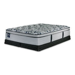Sealy Posturepedic® Palatial Crest® Kamden II Firm Eurotop Queen Mattress and Low Profile Split Boxspring Set