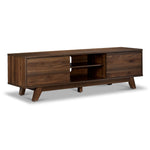 Karlee 63" TV Stand - Walnut Brown