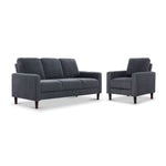 Karlstad Sofa and Chair Set - Grey