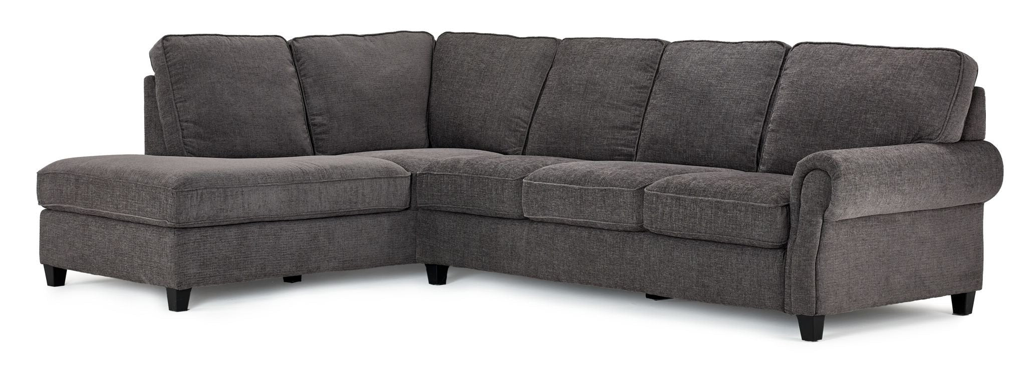 Kasey 2-Piece Sectional with Left Facing Chaise - Grey