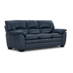 Kendrick Leather Sofa - Blue