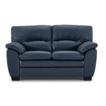 Kendrick Leather Loveseat - Blue