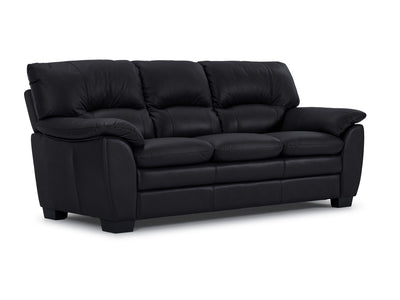 Kendrick Leather Sofa - Black