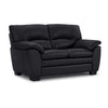 Kendrick Leather Loveseat - Black