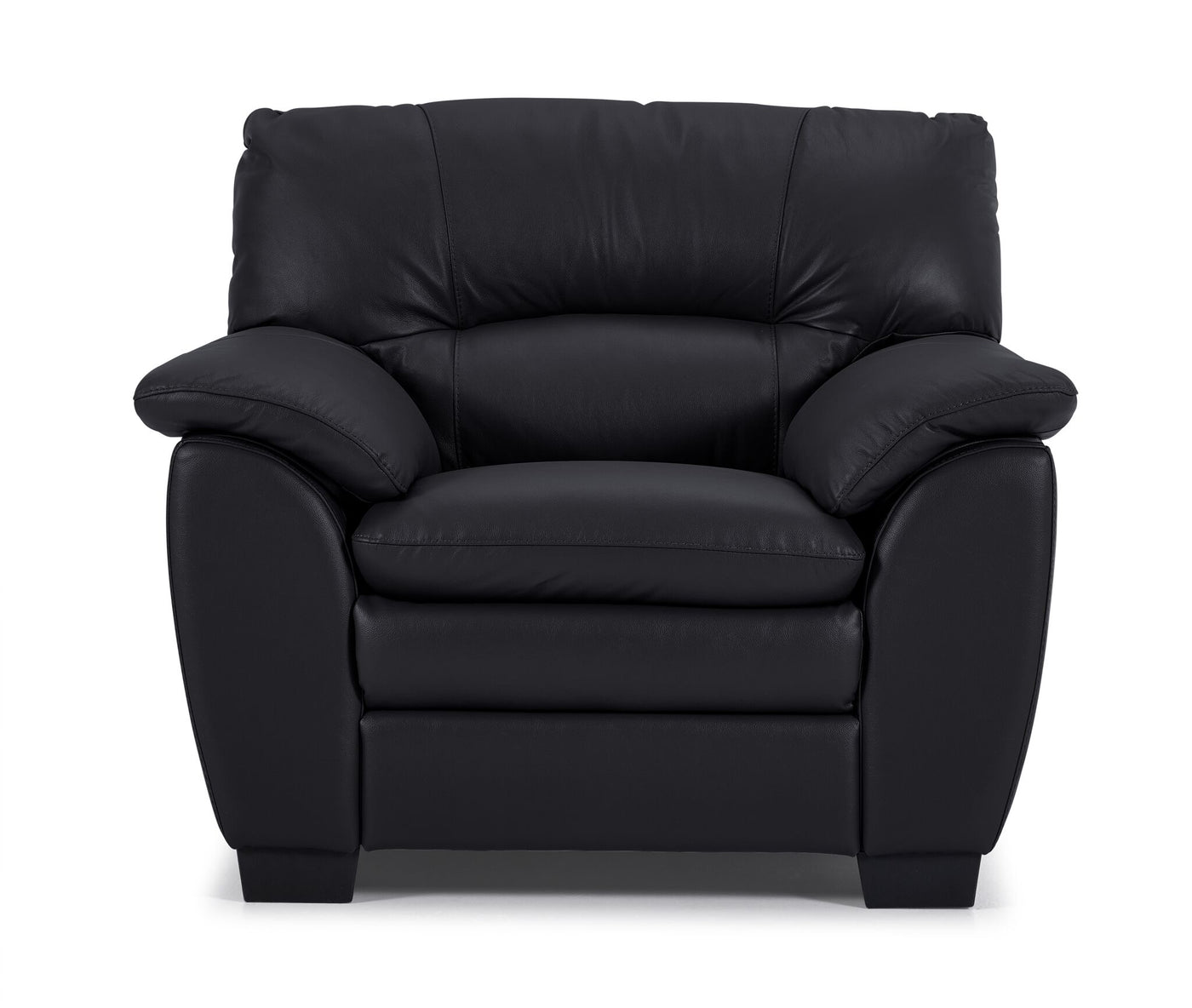 Kendrick Leather Chair - Black