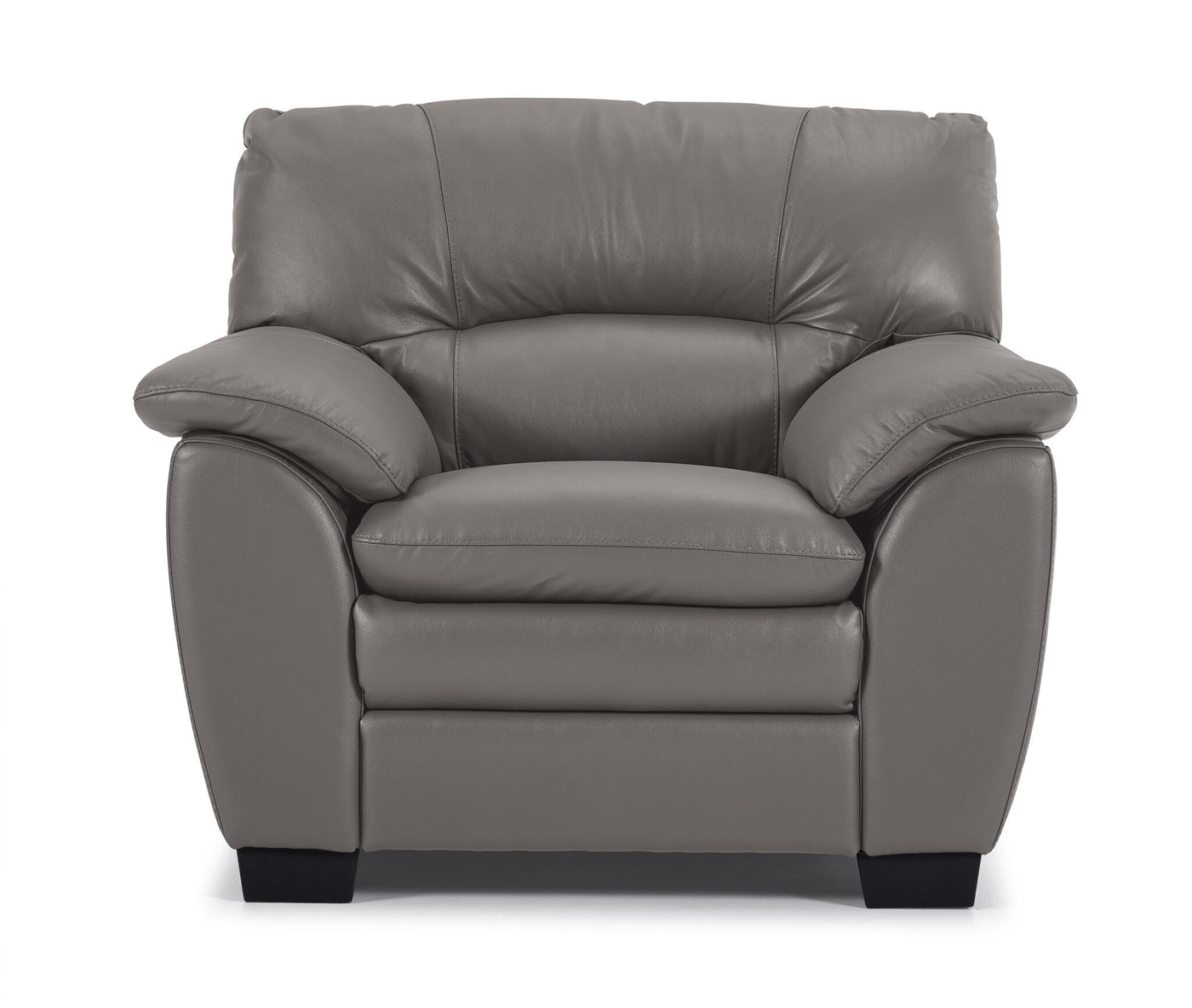 Kendrick Leather Chair - Grey
