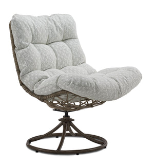Kenosha Outdoor Swivel Chair - Dark Grey