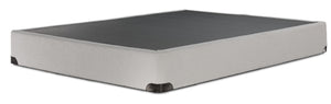 Kingsdown White Boucle Queen Boxspring