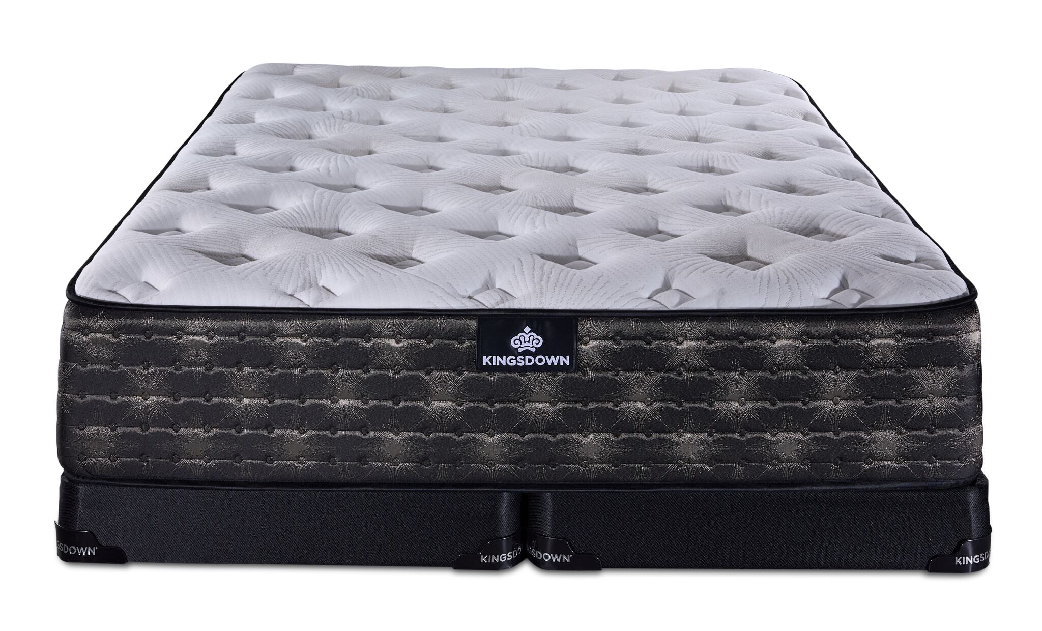 In Harmony - Kingsdown Concert Medium Tight Top Queen Mattress and Split Low Profile Boxspring Set