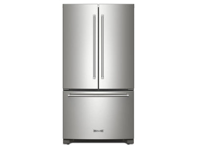 KitchenAid Fingerprint Resistant Stainless Steel Counter-Depth French Door Refrigerator (20 Cu.Ft) - KRFC136RPS
