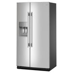 KitchenAid 36" 20.8 Cu. Ft. Printshield Stainless Steel Counter-Depth Side-by-Side Refrigerator - KRSC536RPS