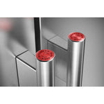 KitchenAid 36" 28.7 Cu. Ft. Printshield Stainless Steel Side-by-Side Refrigerator - KRSF536RPS