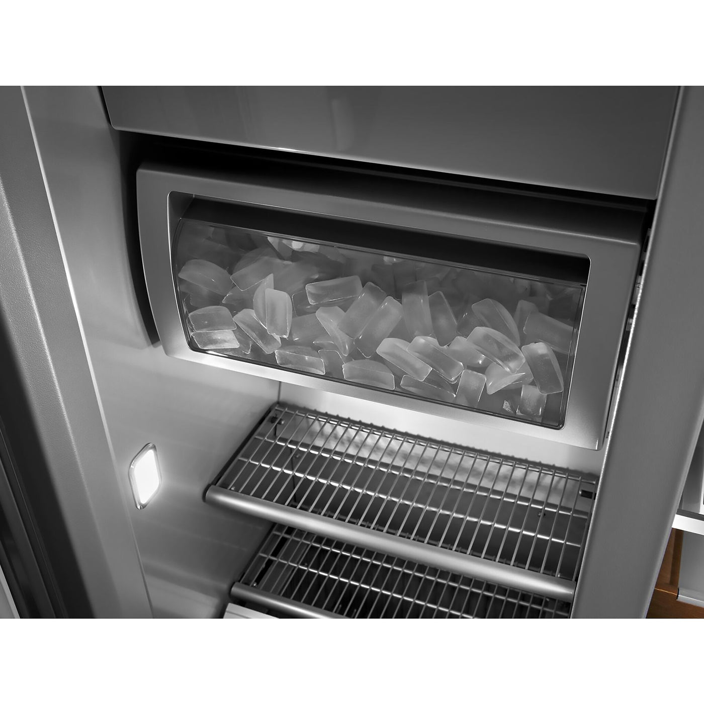 KitchenAid 46.75" 30 Cu. Ft. Panel-Ready Built-In Side-by-Side Refrigerator - KBSN708MPA