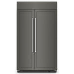 KitchenAid 46.75" 30 Cu. Ft. Panel-Ready Built-In Side-by-Side Refrigerator - KBSN708MPA