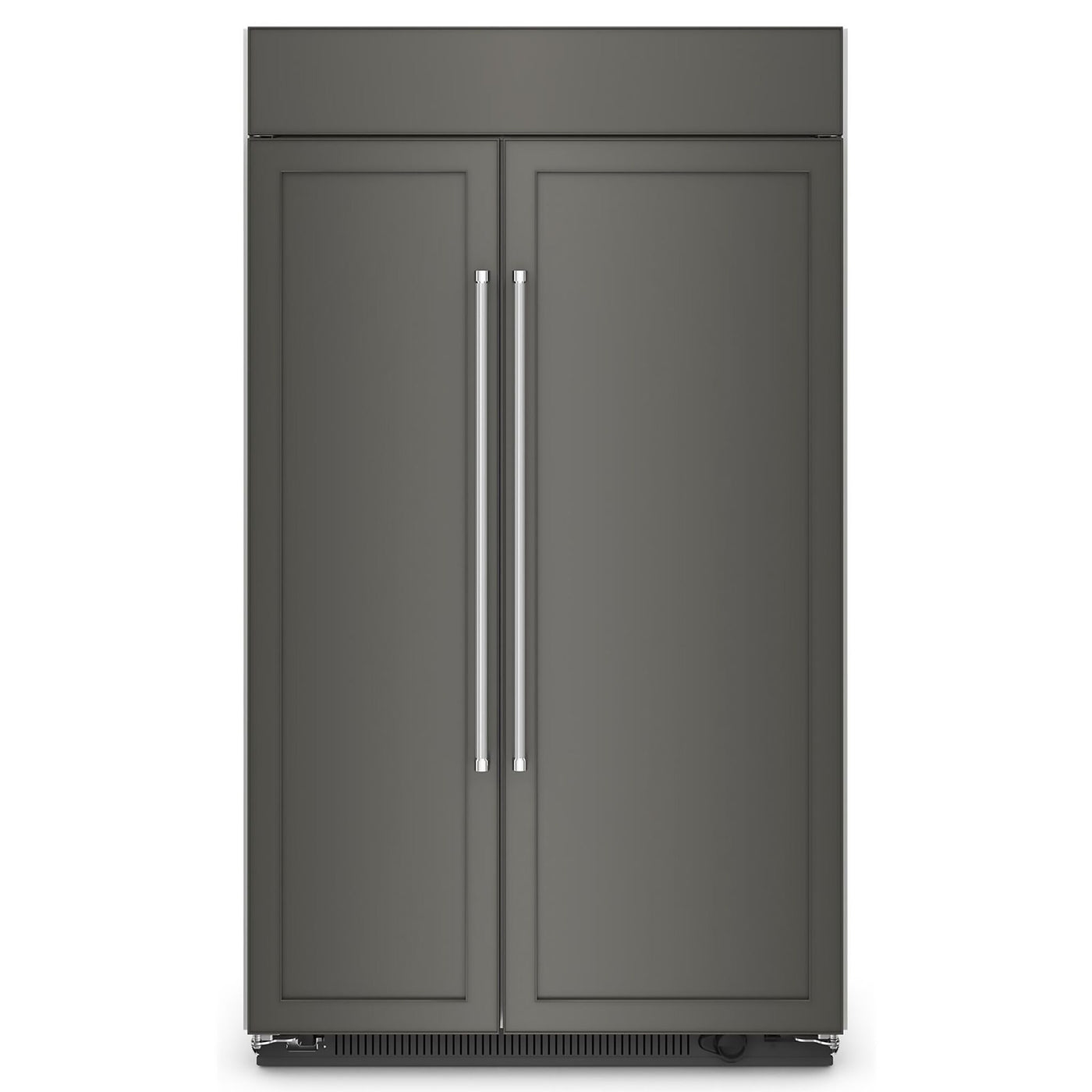 KitchenAid 46.75" 30 Cu. Ft. Panel-Ready Built-In Side-by-Side Refrigerator - KBSN708MPA