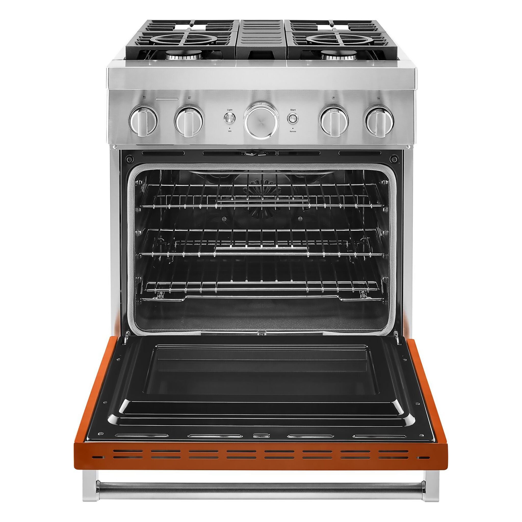 KitchenAid Scorched Orange Smart Dual Fuel Freestanding Range (4.1 Cu. Ft.) - KFDC500JSC