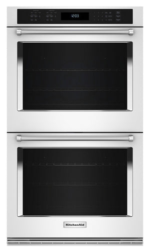 KitchenAid White 30" Double Wall Oven (10.00 Cu Ft) - KOED530PWH
