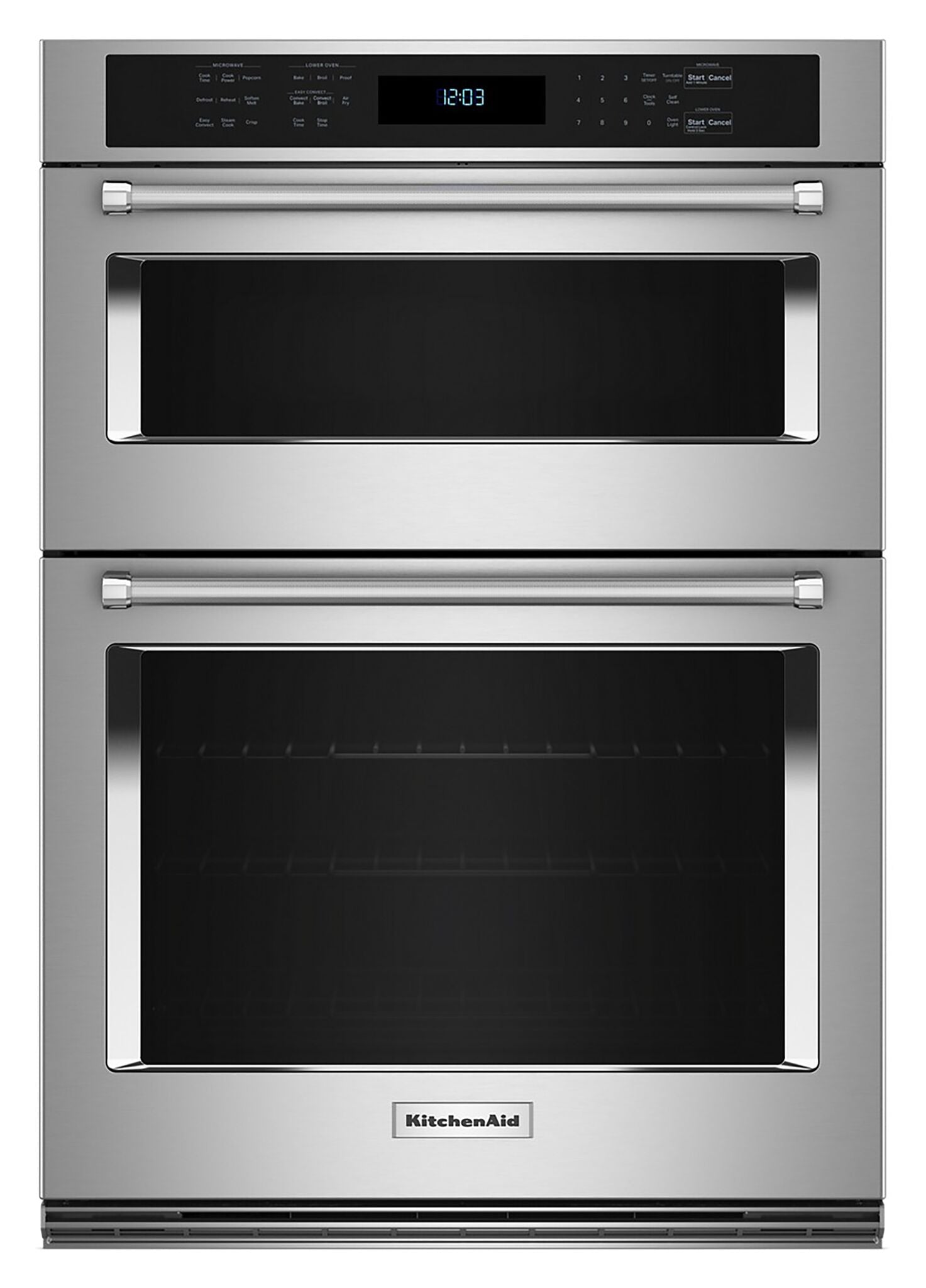 KitchenAid Stainless Steel 30" Wall Oven and Microwave Combination (5.0 Cu. Ft. / 1.4 Cu. Ft.) - KOEC530PSS