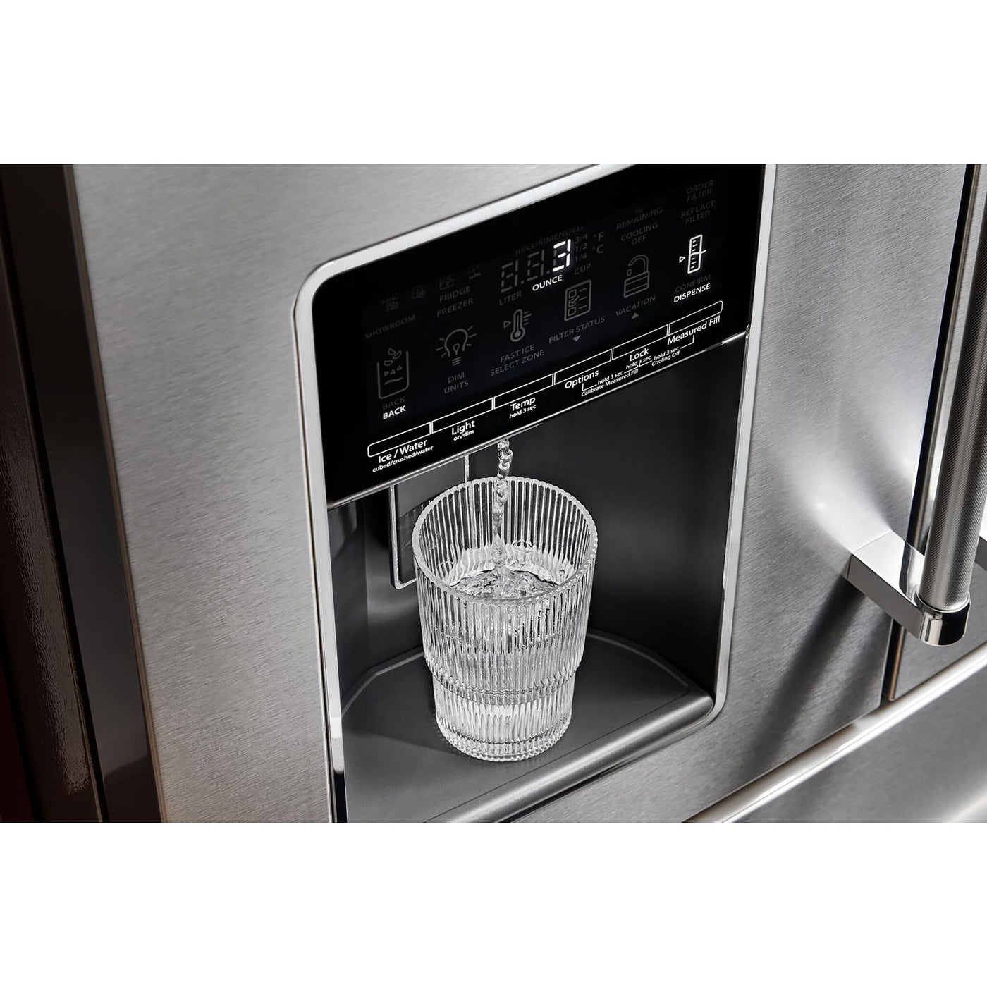 KitchenAid 35.75" 26.2 Cu. Ft. PrintShield Stainless French Door Refrigerator - KRMF536RPS