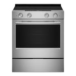 KitchenAid PrintShield Stainless Slide-in Electric Convection Range (5.3 cu.ft.) - YKSES330SPS