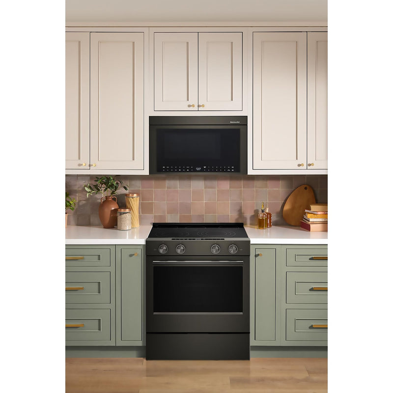 KitchenAid Black Ore Slide-In Electric Convection Range (5.3 cu.ft