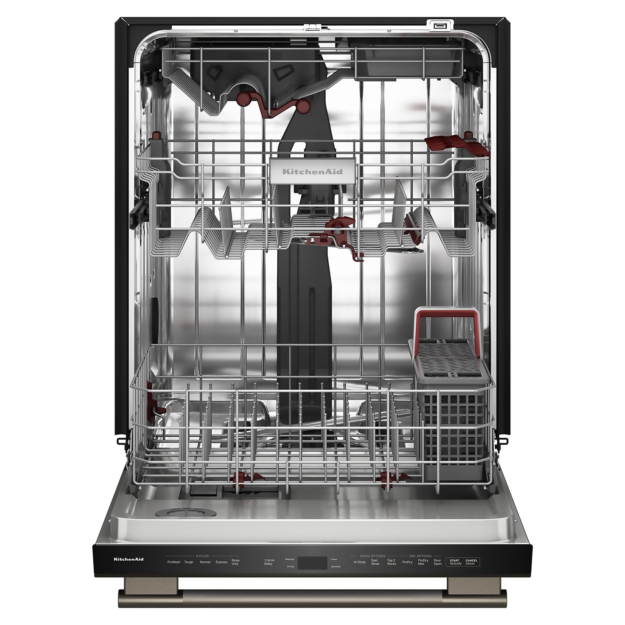 KitchenAid Black Ore Dishwasher (44 dBA) - KDTS624SBE