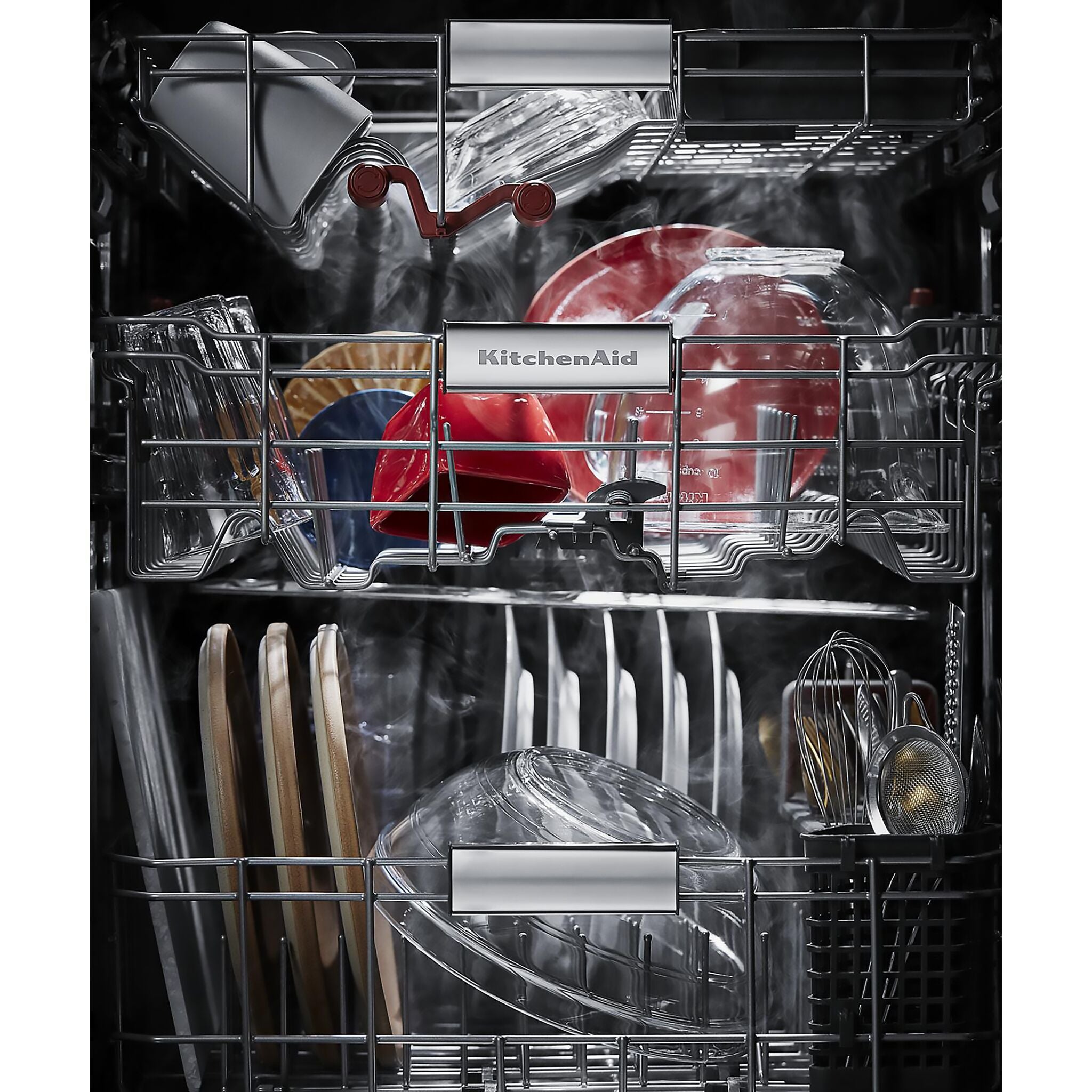 KitchenAid® Black Stainless 24" Dishwasher - KDPM604KBS