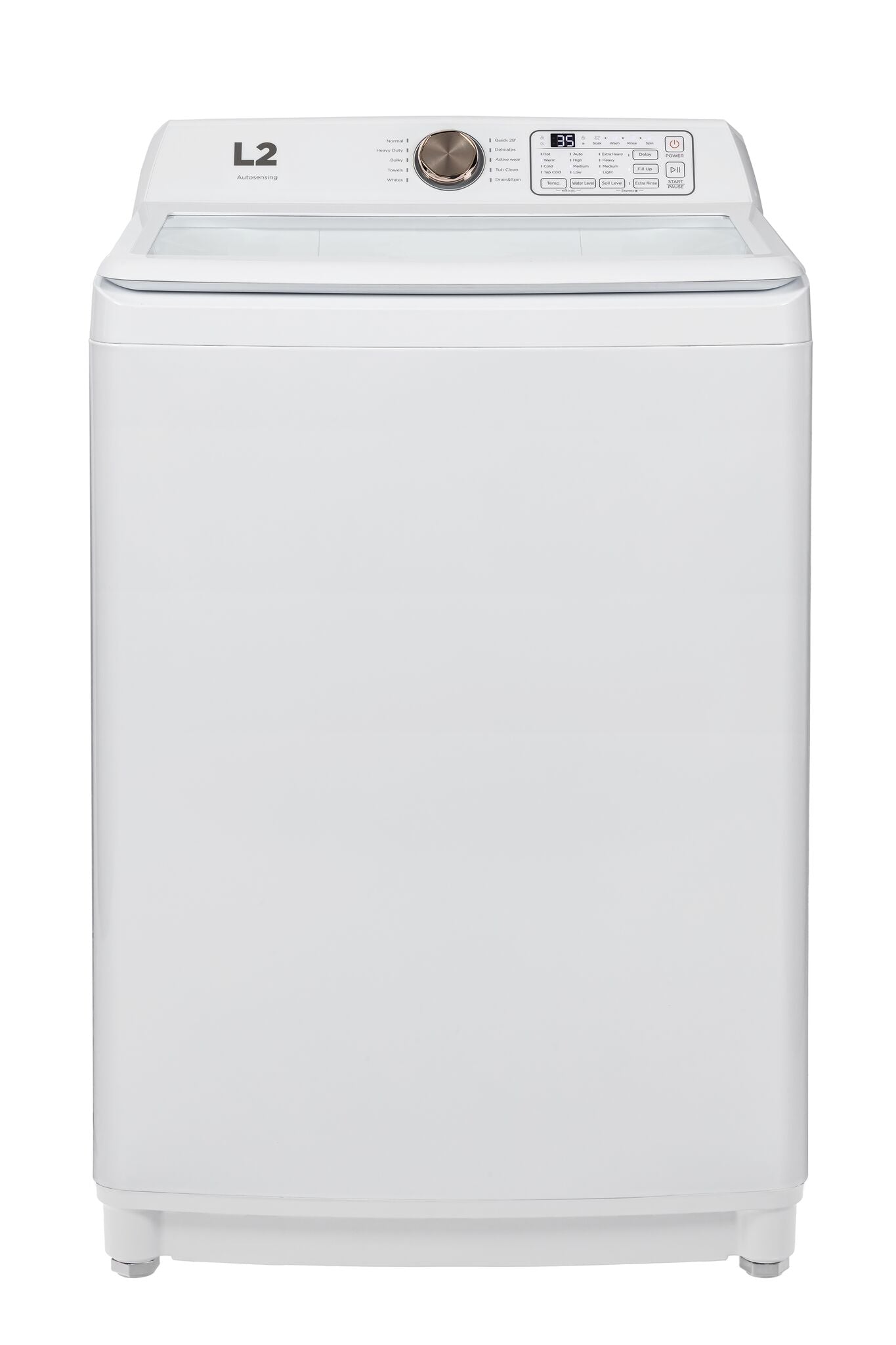 L2 White Top Load Electric Washer (5.1 Cu.ft ) - LT51N1BWWC