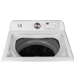 L2 White Top-Load Washer (5.1 Cu.Ft.) and Electric Dryer (7 Cu.Ft.) - LT51N1BWWC/LE47A3AWW