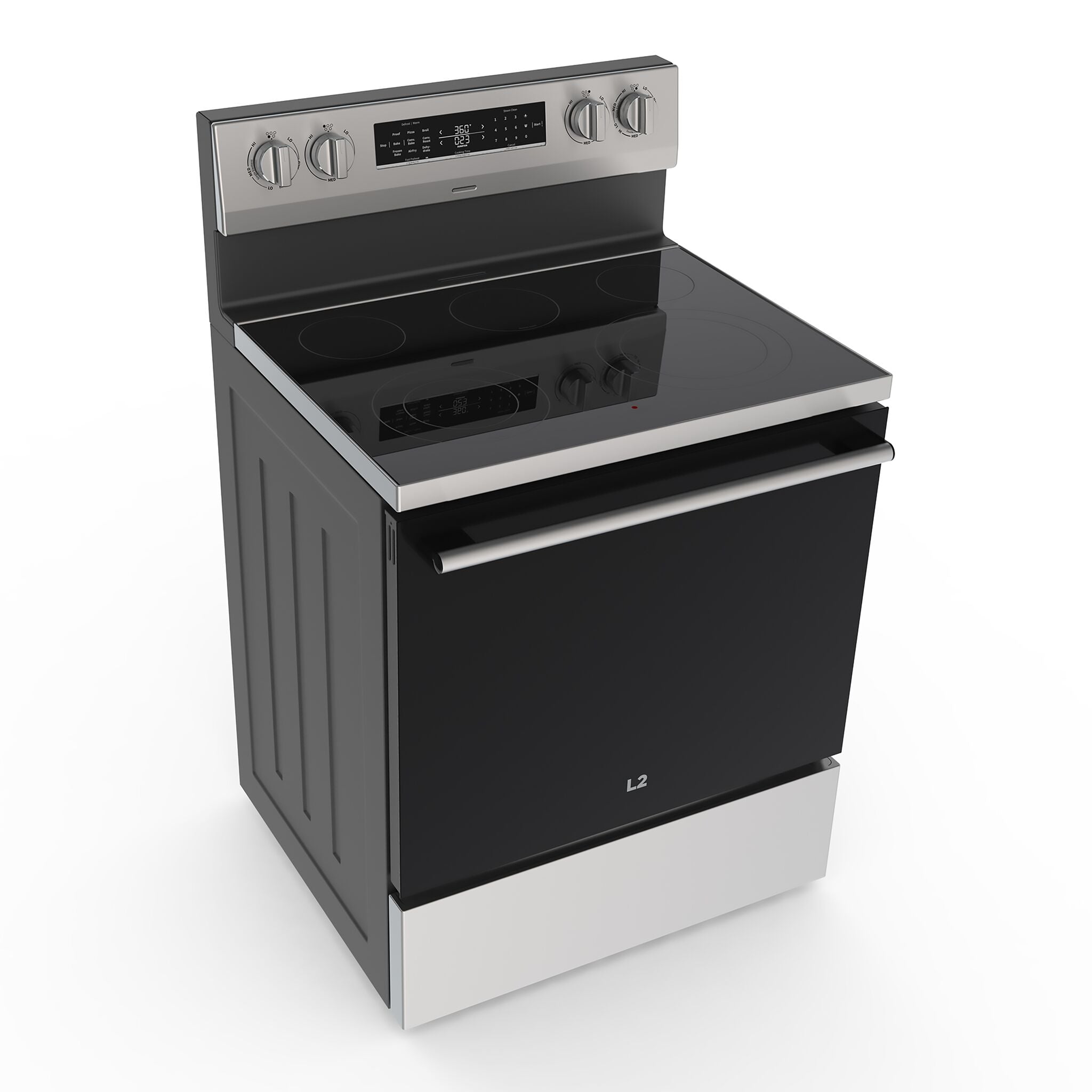 L2 Stainless Steel Free Standing Electric Range with True Convection & Air Fry (5.8 cu. ft.) - LR5800CSS