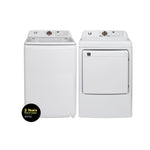 L2 White Top-Load Washer (4.7 Cu.Ft.) and Electric Dryer (7 Cu.Ft.) - LT47A3AWW/LE47A3AWW--