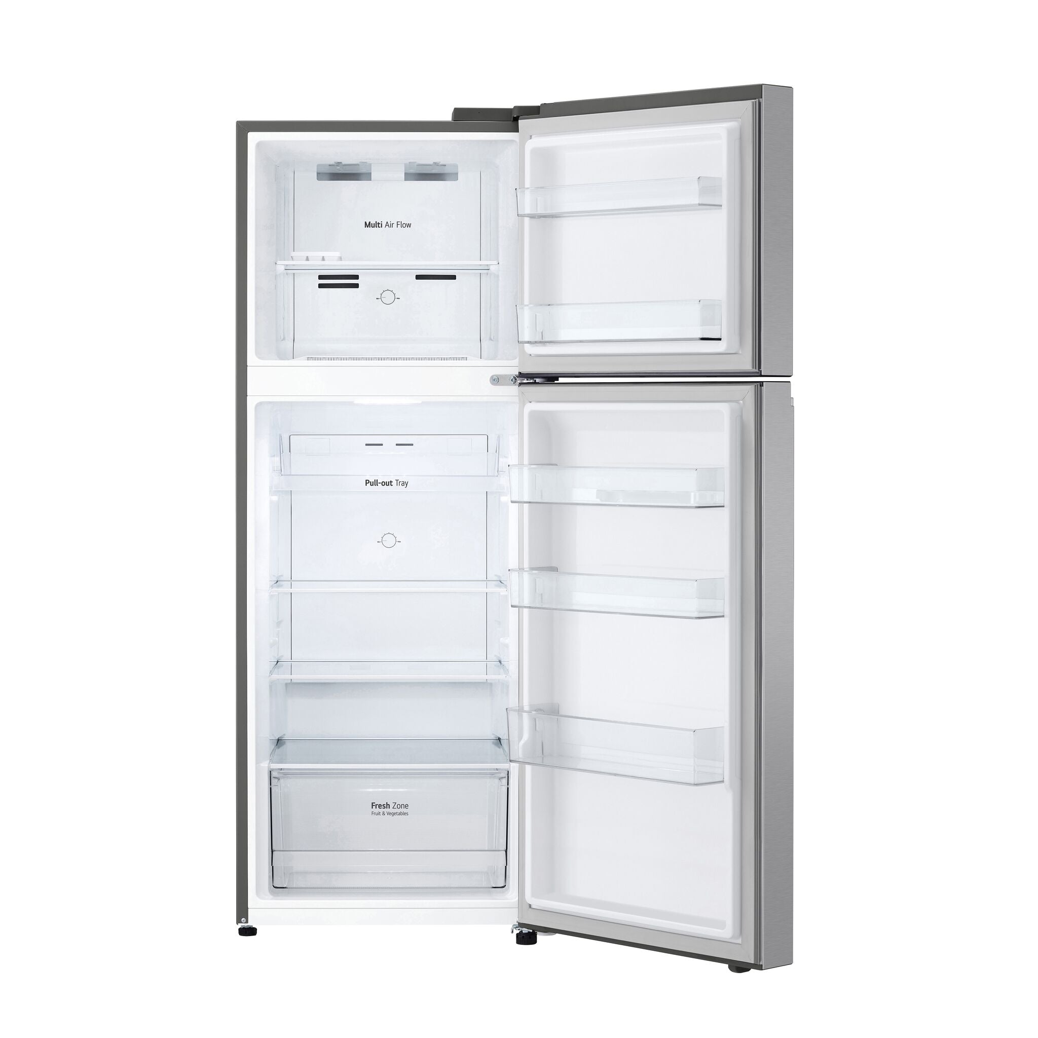 LG 23.75" 11 Cu. Ft. Platinum Silver Counter-Depth Compact Top-Freezer Refrigerator with DoorCooling+ - LT11C2000V