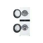 LG 24" White Single Unit WashTower™ Front Load Washer (3.1 Cu.ft) and Electric Ventless Heat Pump Dryer (4.2 Cu.ft) - WKHC152HWA