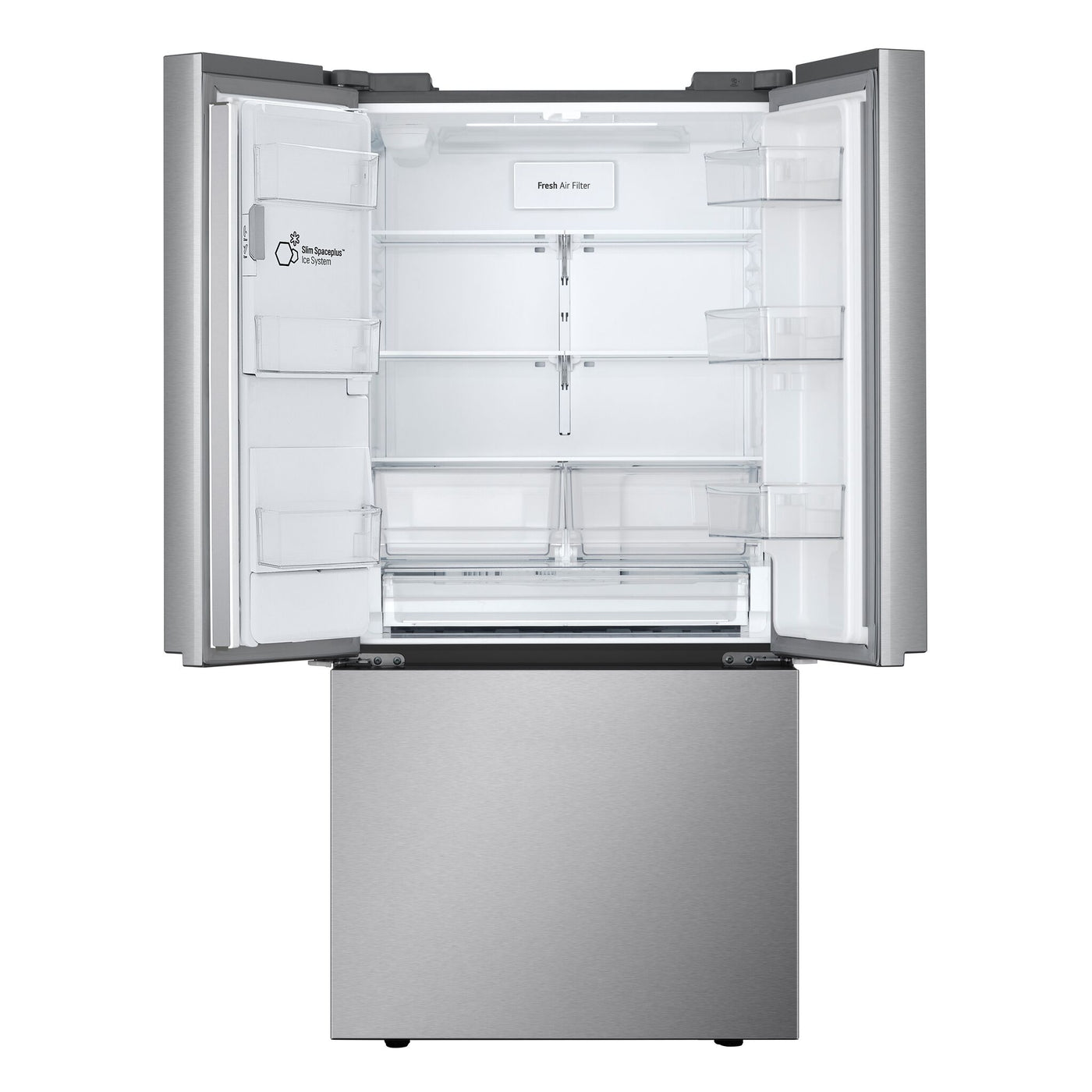 LG 33" 20 Cu. Ft. Smudge Resistant Stainless Steel Counter-Depth MAX™ French Door Refrigerator - LF20C6330S