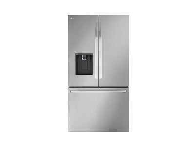 LG 35.75" 31 Cu. Ft. Smudge Resistant Stainless Steel Smart French Door Refrigerator with Dual Ice - LRFXS3106S