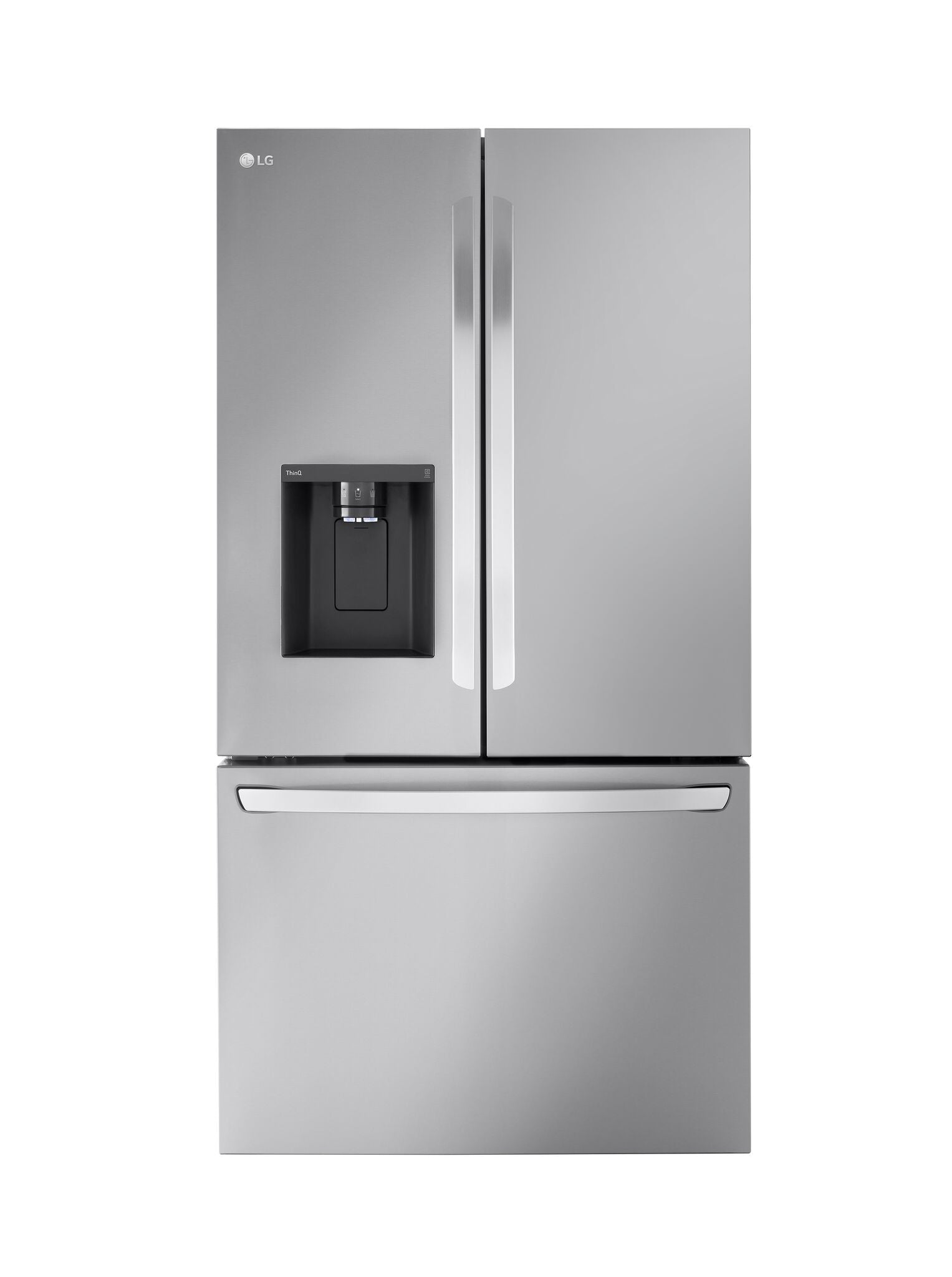 LG 35.75" 31 Cu. Ft. Smudge Resistant Stainless Steel Smart French Door Refrigerator with Dual Ice - LRFXS3106S