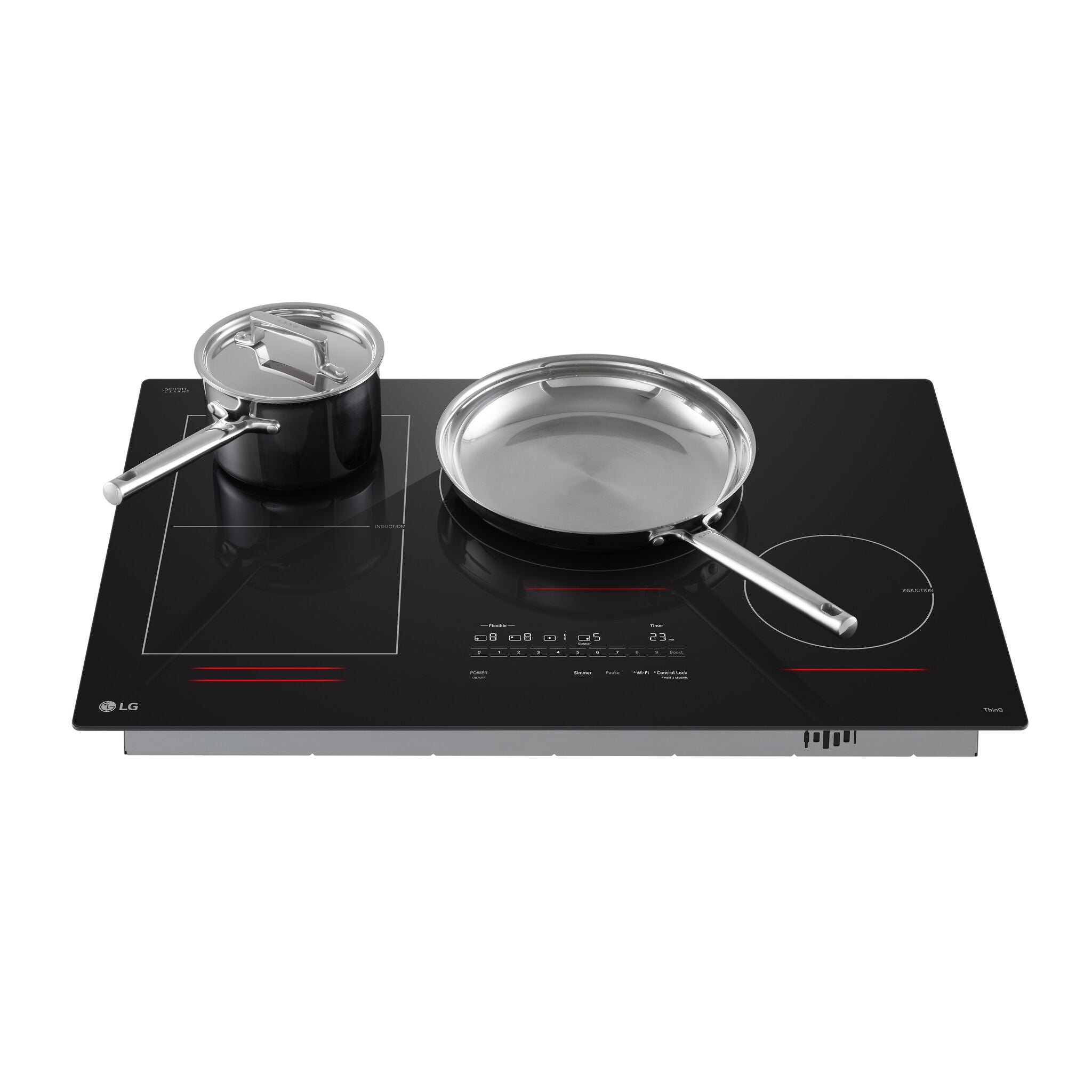 LG Black 30” Induction Cooktop with 5000W UltraHeat™ Element - CBIH3017BE