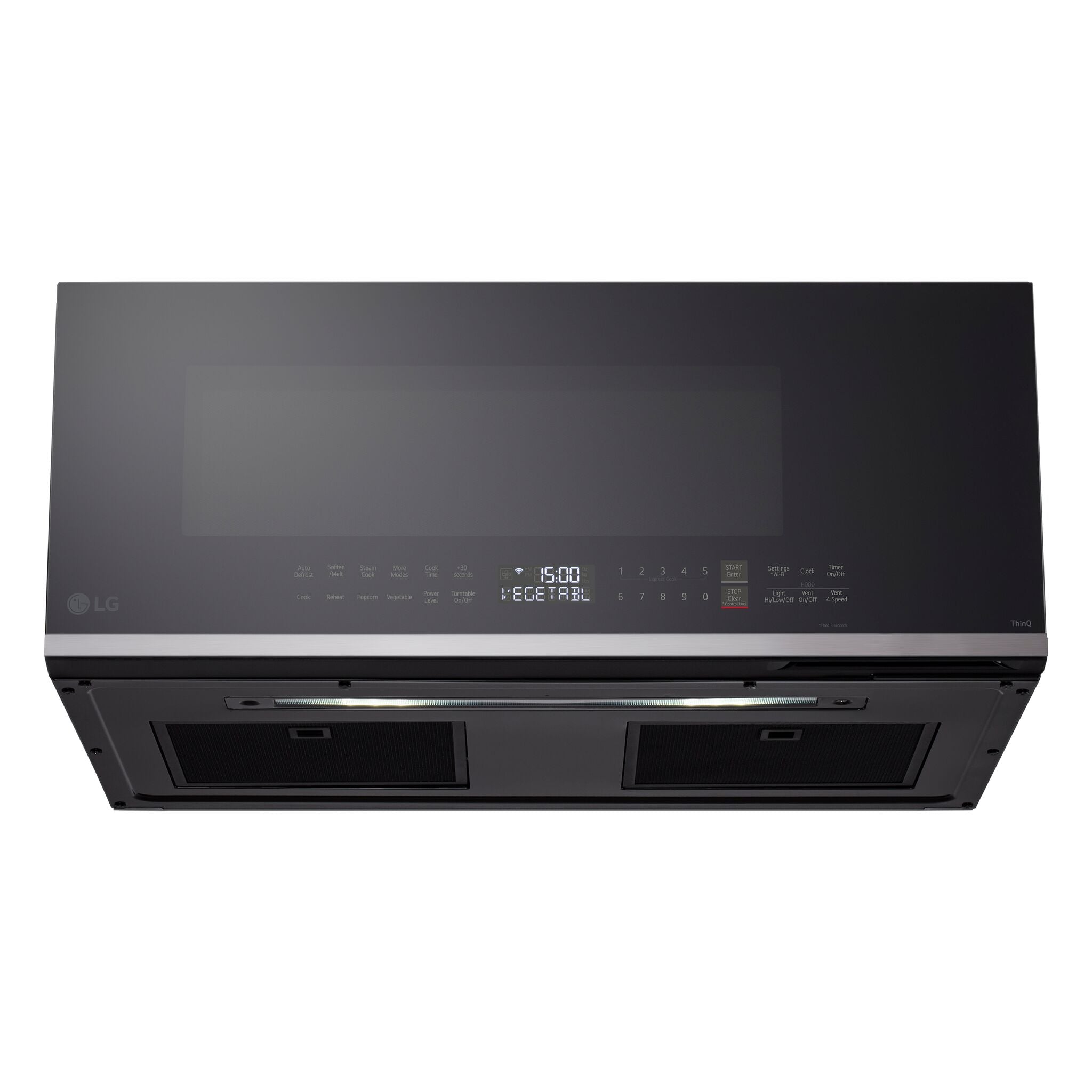 LG Smudge Resistant Stainless Steel Slim Over-the-Range Microwave Oven with EasyClean® (1.3 cu. ft.) - MVEF1337F