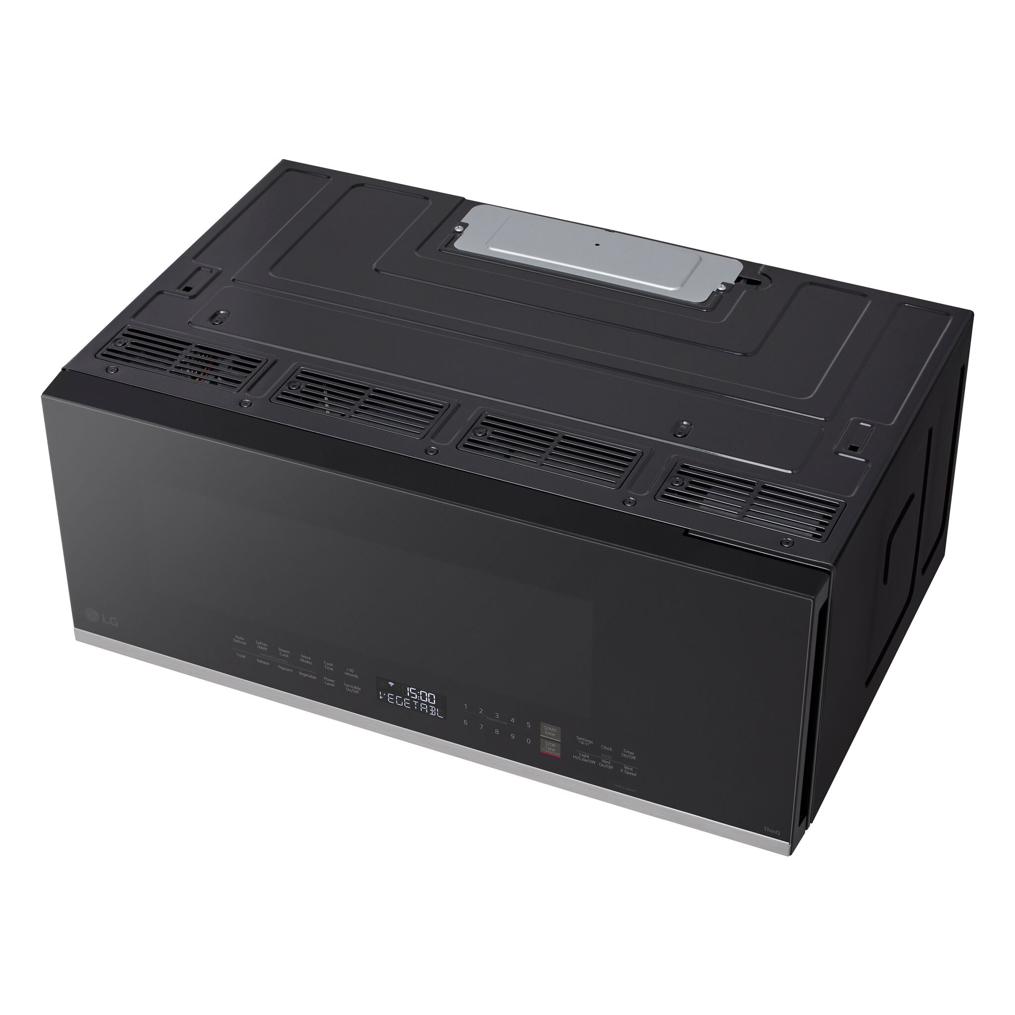 LG Smudge Resistant Stainless Steel Slim Over-the-Range Microwave Oven with EasyClean® (1.3 cu. ft.) - MVEF1337F