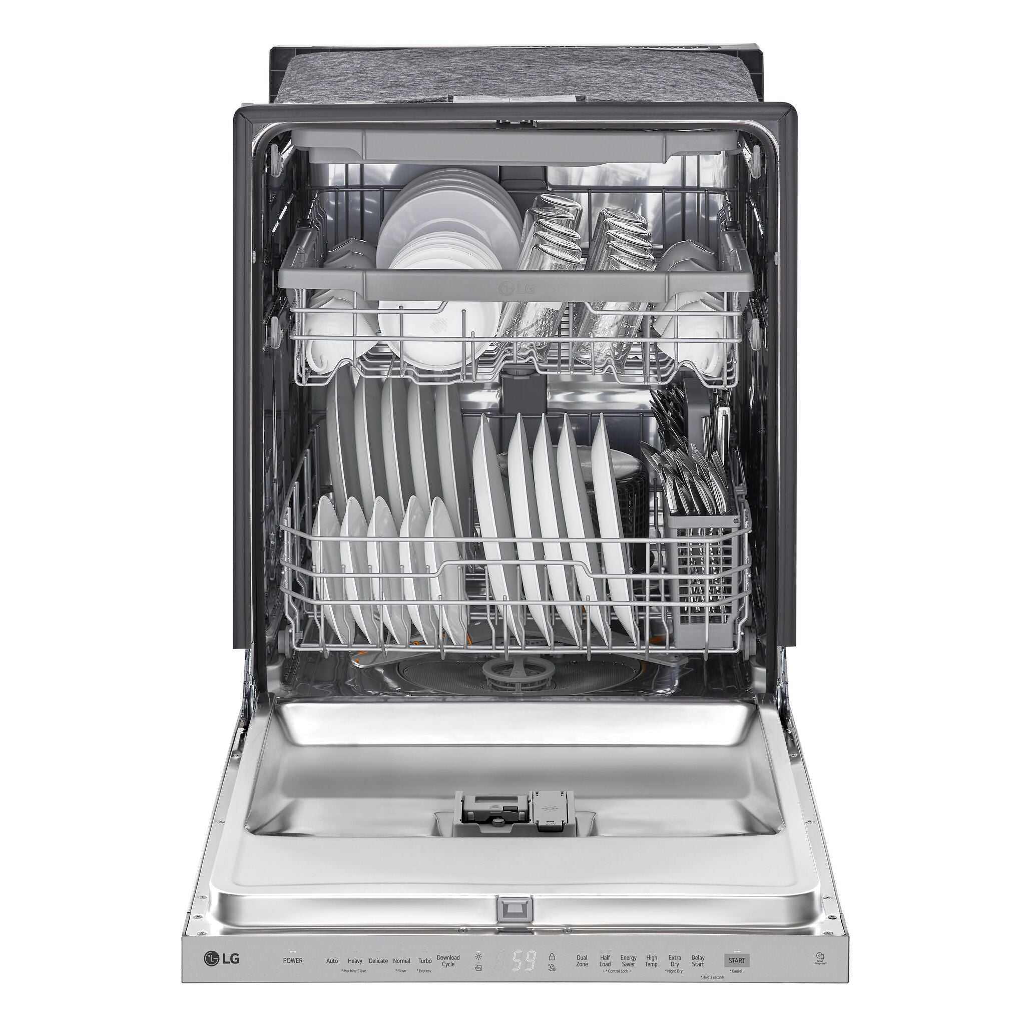 LG Smudge Resistant Stainless Steel Dishwasher with QuadWash™ - LDPN454HT