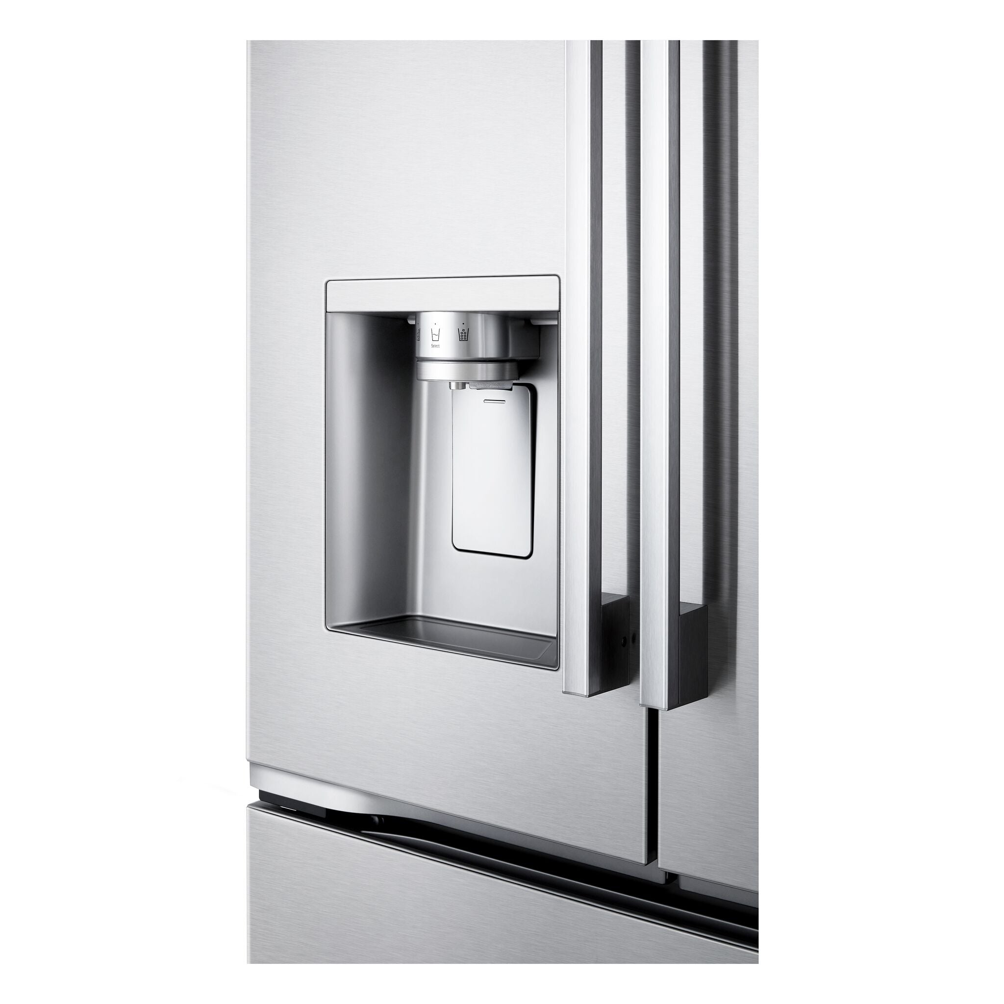 LG 35.75" 24 Cu. Ft. Smudge Resistant Stainless Steel Counter-Depth MAX™ with Zero Clearance™ French Door Refrigerator - LF24Z6530S