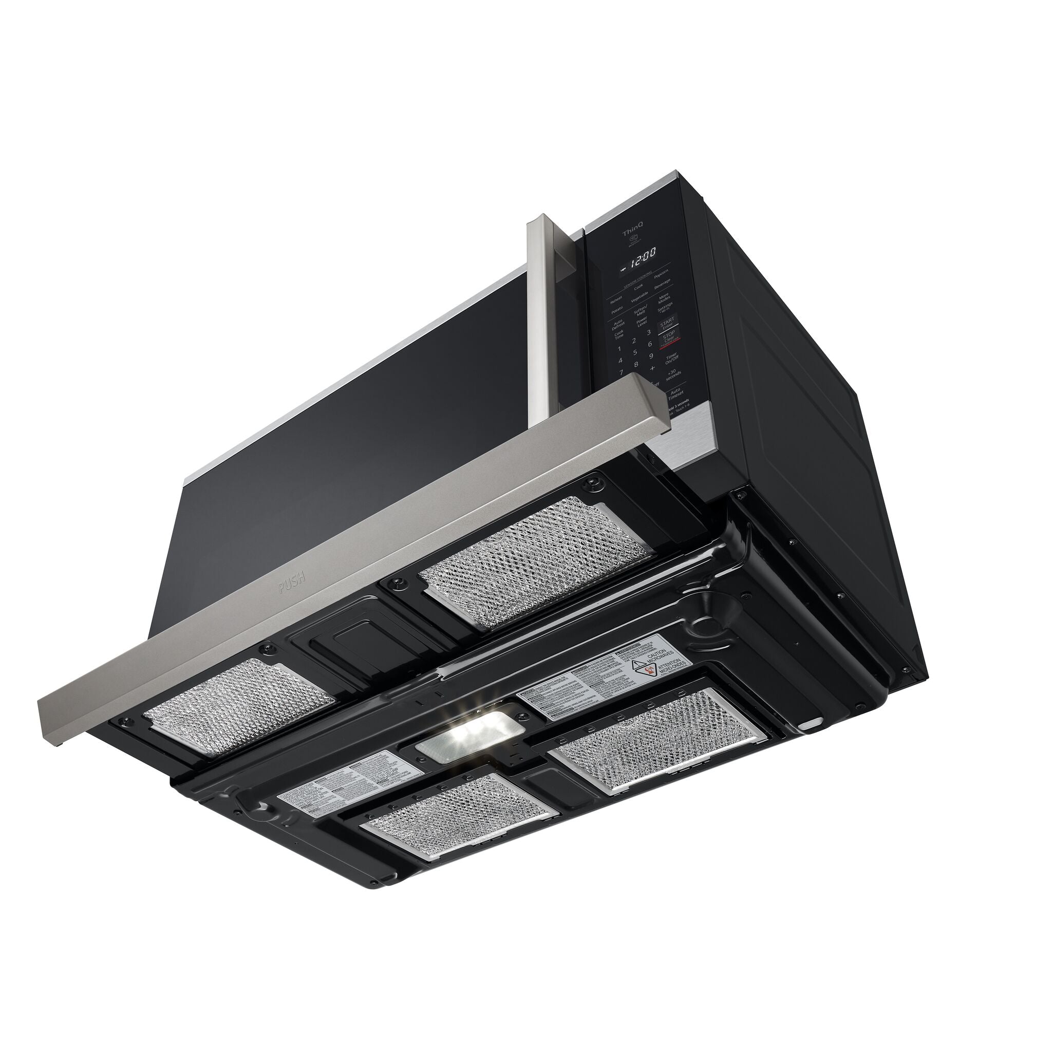 LG Stainless Steel Over-the-Range Microwave with ExtendaVent®2.0 (2.1 cu.ft.) - MVEL2125X