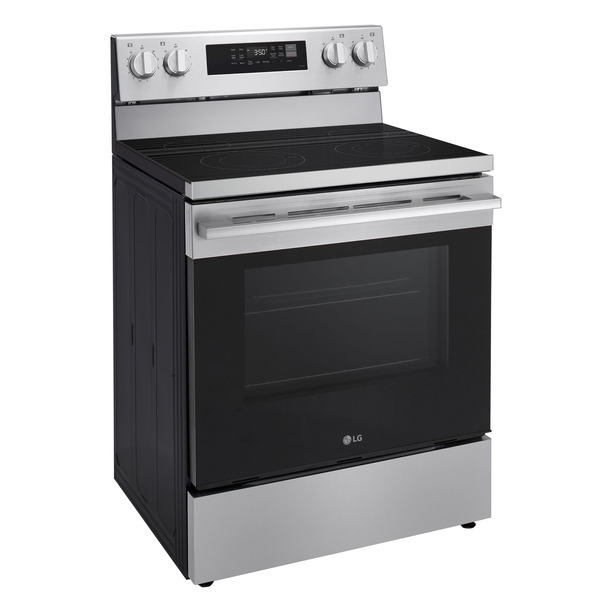 LG Stainless Steel Smart Electric Freestanding Range (6.3 cu. Ft.) - LREN6321YE