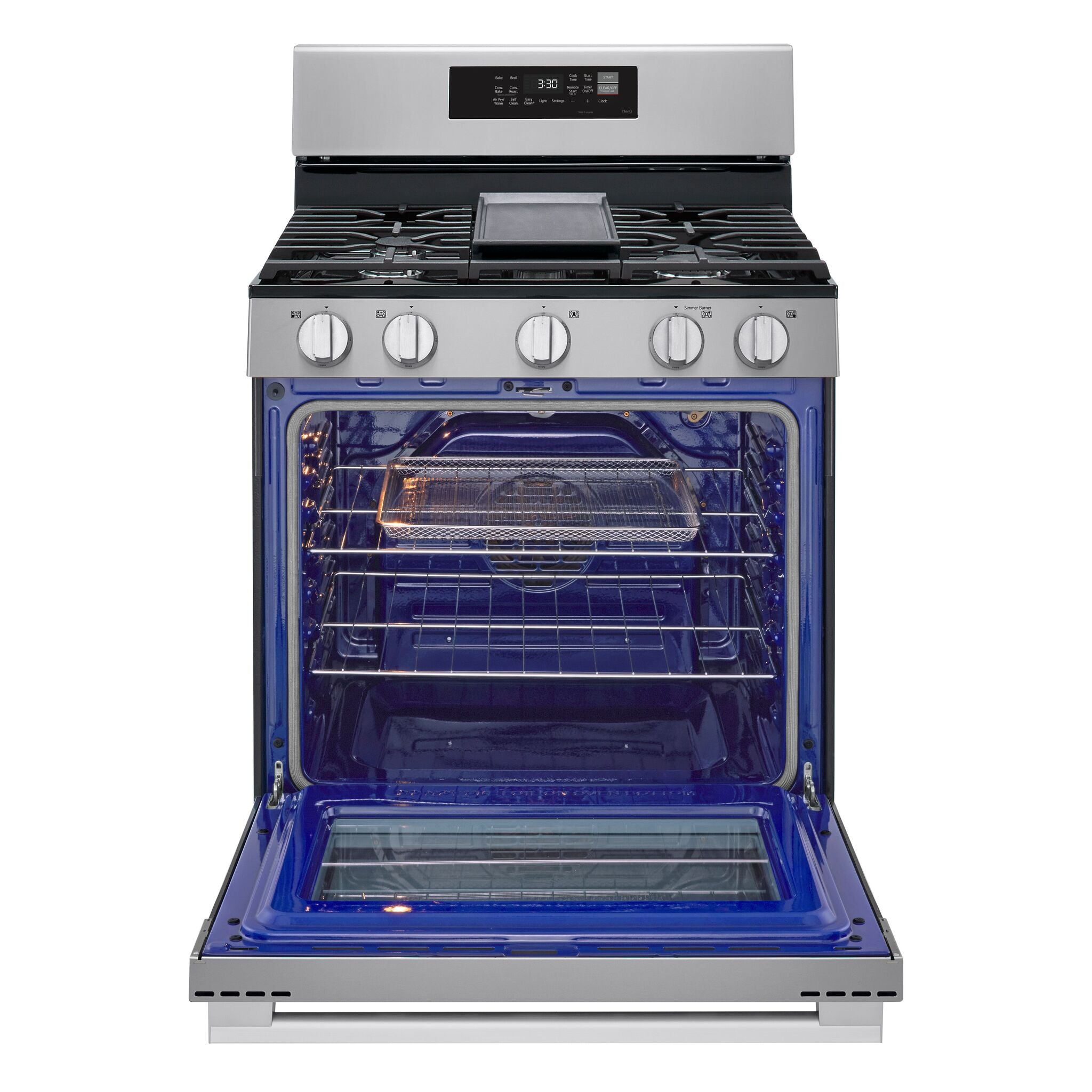 LG Stainless Steel Gas Range with ProBake Convection® (6.3 cu ft.) - LRGN6323Y