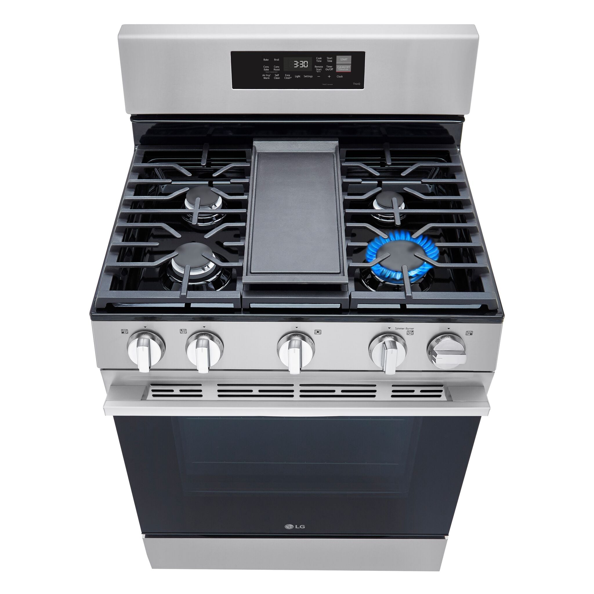 LG Stainless Steel Gas Range with ProBake Convection® (6.3 cu ft.) - LRGN6323Y