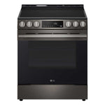 LG Smudge Resistant Black Stainless Steel Smart Electric Slide-In Range with Air Fry (6.3 Cu.Ft) - LSEL6333ZE